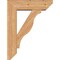 Ekena Millwork Funston Slat Smooth Bracket w/ Offset Brace, Western Red Cedar, 7 1/2"W x 26"D x 34"H BKT0806X26X34FST06SWR - alternate 3